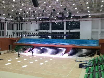 韶關學院多功能體育館燈光設計工程